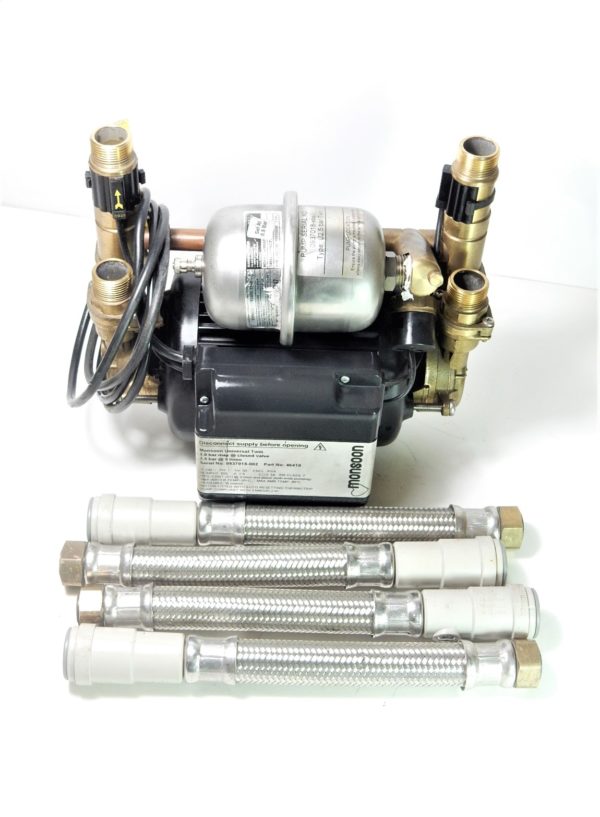 Stuart Turner Monsoon Universal 3bar Bar Twin Shower Pump 46410
