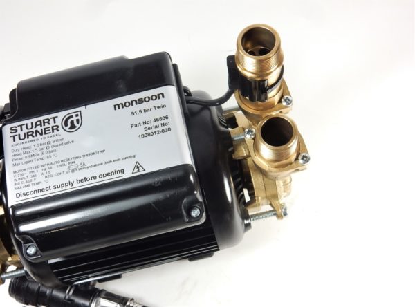 Stuart Turner Monsoon S1.5 bar Bar Twin Shower Pump 46506 - Image 5