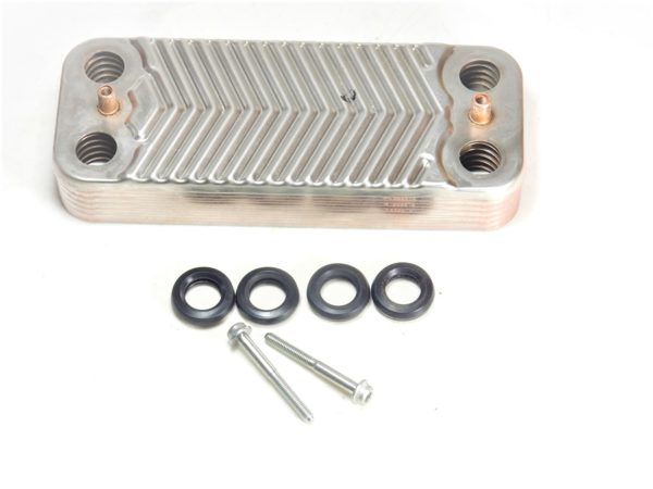 ALPHA INTEC 24X & 26C / INTEC 2 25X & 25XE 12 PLATE DHW HEAT EXCHANGER 3.021692 - Image 3