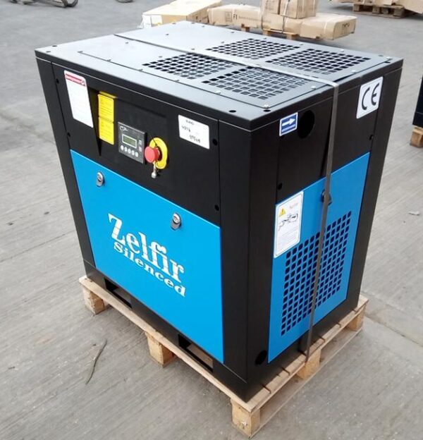 NEW Zelfir 10HP silenced industrial screw compressor 3ph 11m3/Min VAT including