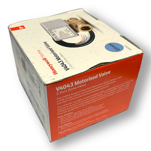 Honeywell 22mm 2 Port Motorised Zone Valve Normally Closed V4043H1056/U - Image 3