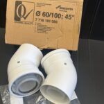 Genuine Worcester Bosch 45° Flue Bends ( PAIR ) 60/100 7716191085