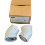 Genuine Ideal Flue Elbow 45° Pair 203131