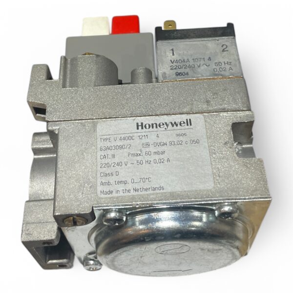 Honeywell V4400C 1237 V4400C1211 Red White Button Gas Valve 173346 49300100 240v - Image 2
