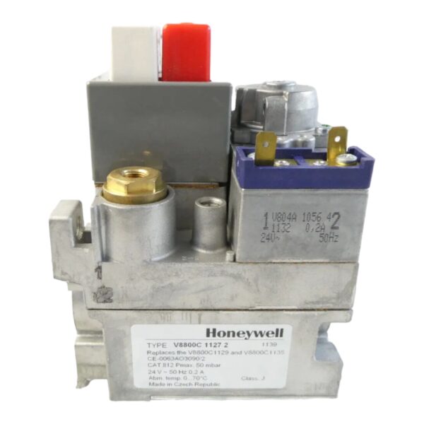 HONEYWELL V8800C1127 RED & WHITE BUTTON 24V GAS VALVE V8800 1127 BNIB - Image 3