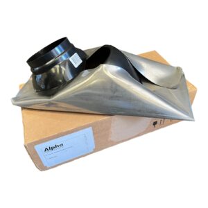Alpha Flue Concentric Flashing Slate For Vertical Terminal (Pitched Roof) 6.1000380