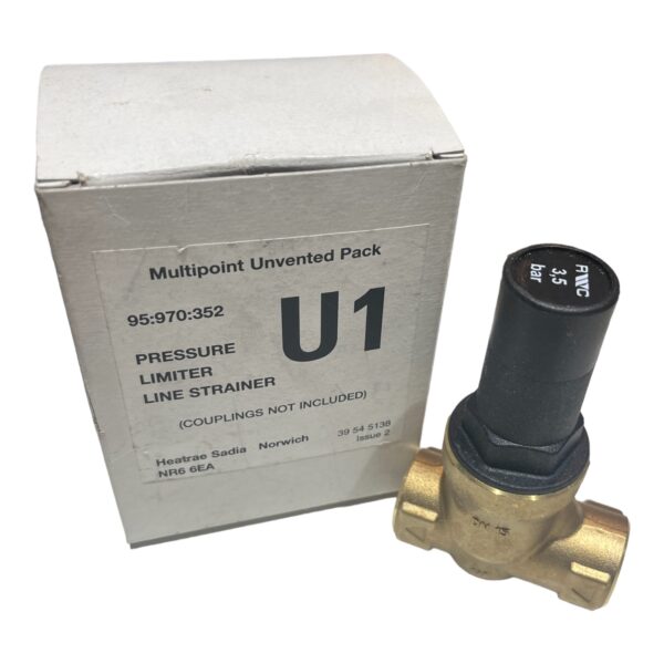 Heatrae Sadia Multipoint U1 Unvented Pack Pressure Limiter Line Strainer 3.5 Bar