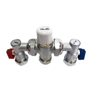 DVS Thermostatic Mixing Valve 4 in 1 TMV3 15mm/22mm