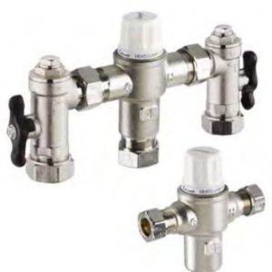 THERMOSTATIC MIXING VALVE Heatguard DC3 4in1 TMV3 approved 15mm HEAT 170 005