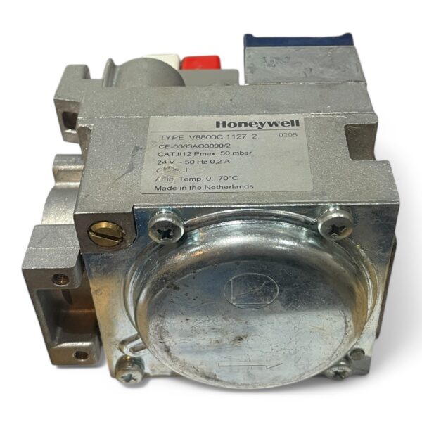 HONEYWELL V8800C1127 U RED AND WHITE PUSH BUTTON GAS VALVE 24v V8800C 1127 - Image 2