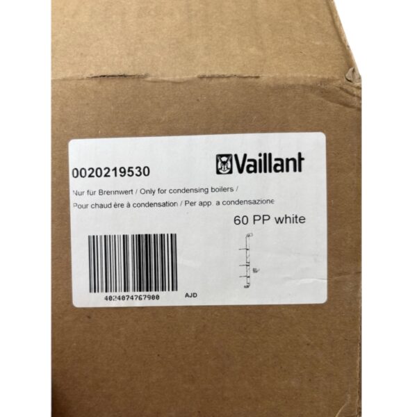 Vaillant ecoTEC Variable Terminal Plume Management Kit 60 PP White 0020219530 - Image 3