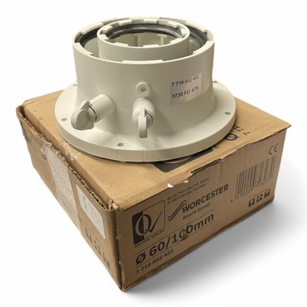 Worcester Bosch Greenstar 100mm Flue Vertical Adaptor 7719002432 - Image 2