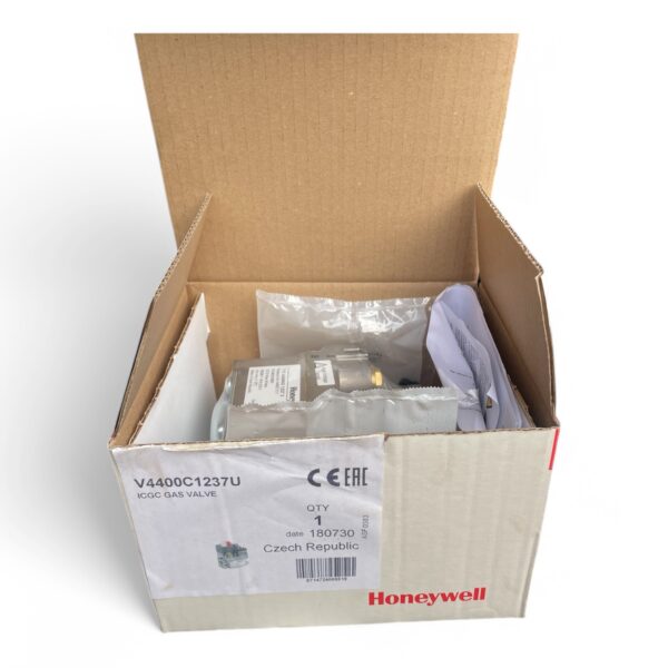 HONEYWELL V4400C1237U 240V RED AND WHITE PUSH BUTTON GAS VALVE - NEW - Image 5