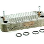 IDEAL MINI C24 / HE C24 & HENRAD / WICKES C80FF 14 PLATES HEAT EXCHANGER 075460