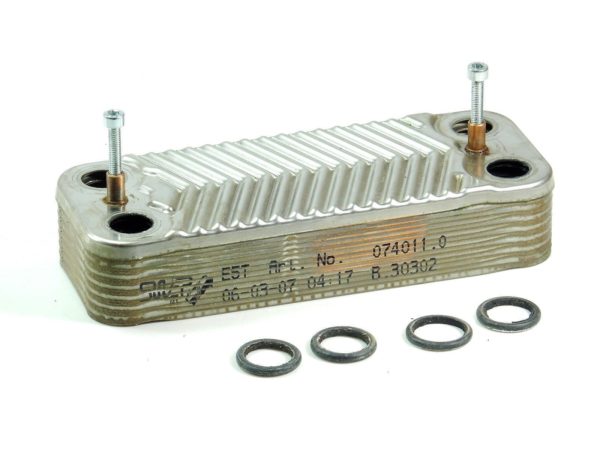 IDEAL MINI C24 / HE C24 & HENRAD / WICKES C80FF 14 PLATES HEAT EXCHANGER 075460