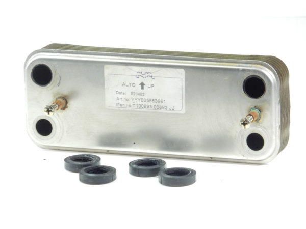 BAXI COMBI 80E & 80 MAXFLUE 12P DHW HEAT EXCHANGER 248047 - Image 3