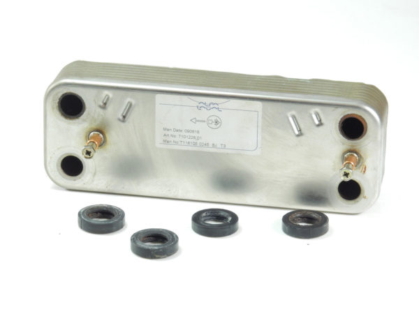 BAXI DUOTEC & PLATINUM 24HE 28HE 33HE 40HE 14P HEAT EXCHANGER 7223558 5114708