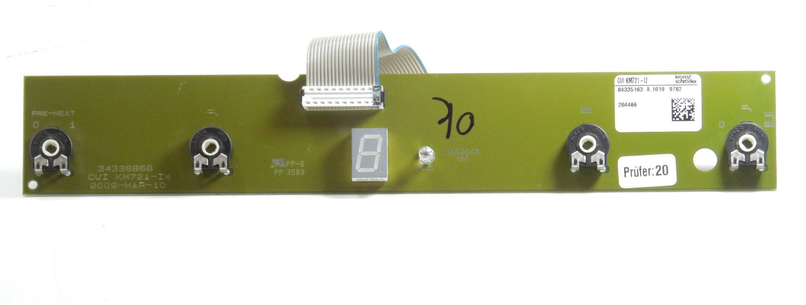 Refurbished Ideal Independent Plus C24 C30 C35 Boiler Primary PCB – 175935, 1-Year Warranty