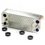 IDEAL ISAR HE30 / M30100 & EVO HE C22/30 16 PLATES HEAT EXCHANGER 170995